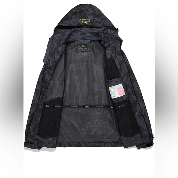 GIISAM Mens Windproof Jacket Waterproof Lightweight Jacket New without tag - Picture 2 of 3